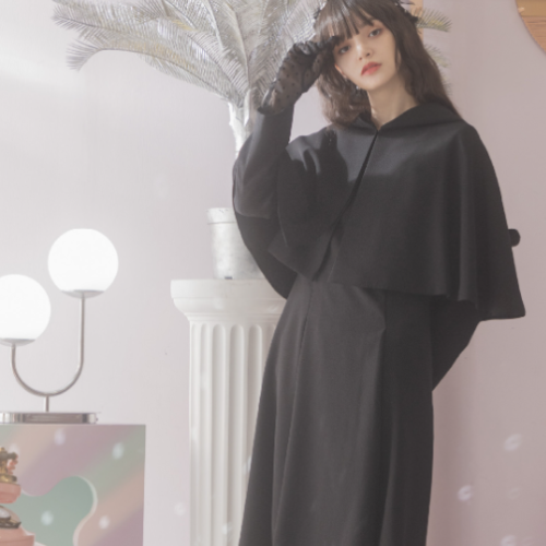 ”KURO　ZUKIN”　Cape Black Formal