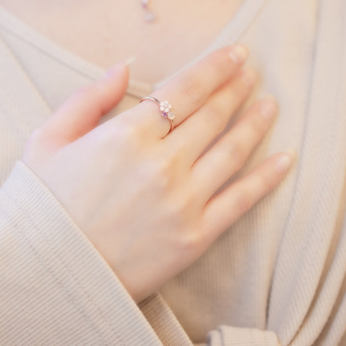 【4月誕生花】さくらリング